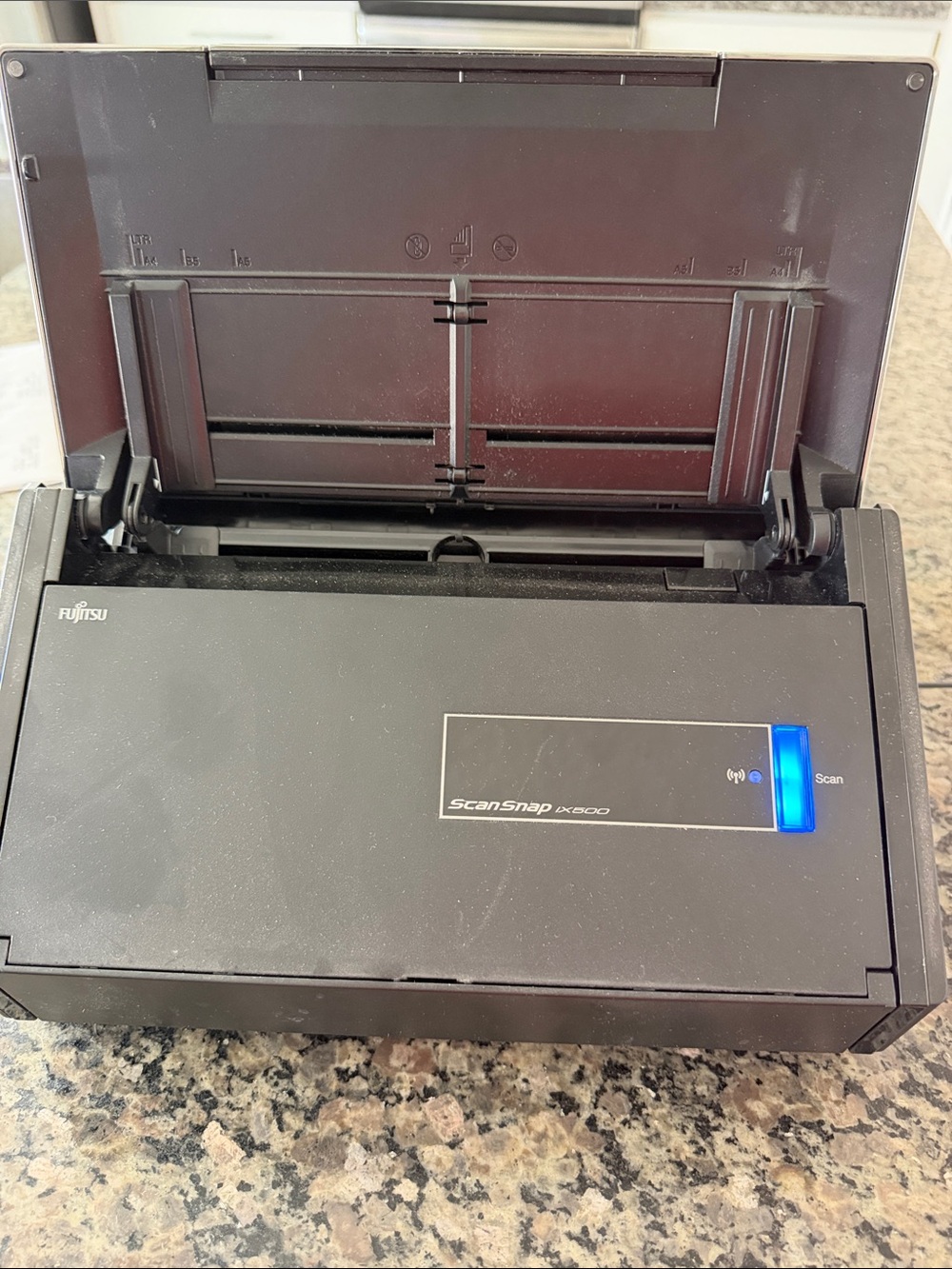 ScanSnap iX500 Black Wireless Document Scanner